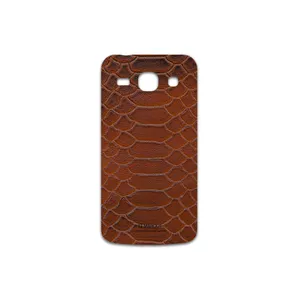 MAHOOT Brown-Snake-Leather Cover Sticker for Samsung Galaxy Star 2 Plus