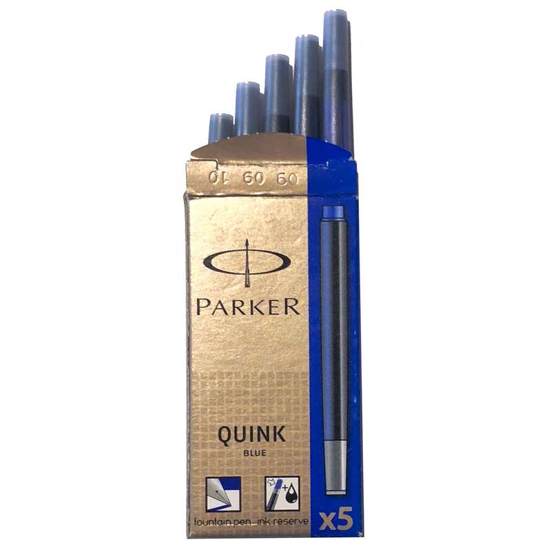 جوهر خودنویس پارکر مدل Quink بسته 5 عددی