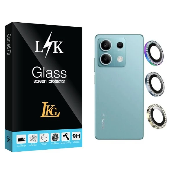 محافظ لنز گوشی ال کا جی مدل LKK Ringi negin مناسب برای گوشی موبایل شیائومی Redmi note 13 5G