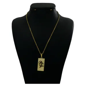گردنبند نقره زنانه دلی جم طرح نماد گل اوت کد D 566