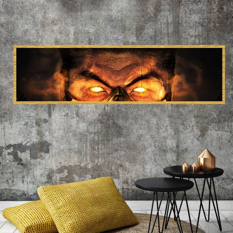 تابلو بکلیت طرح گیمینگ مورتال کمبت مدل کشیده T-7378