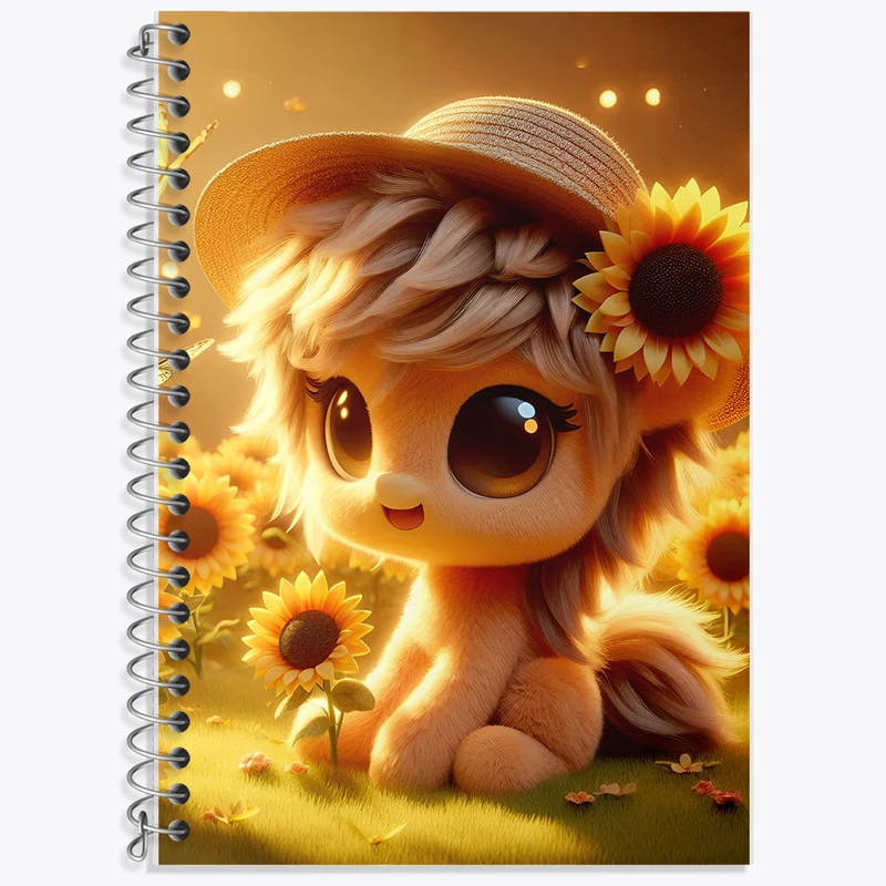 دفتر لغت 50 برگ خندالو طرح اسب بامزه کد F5476