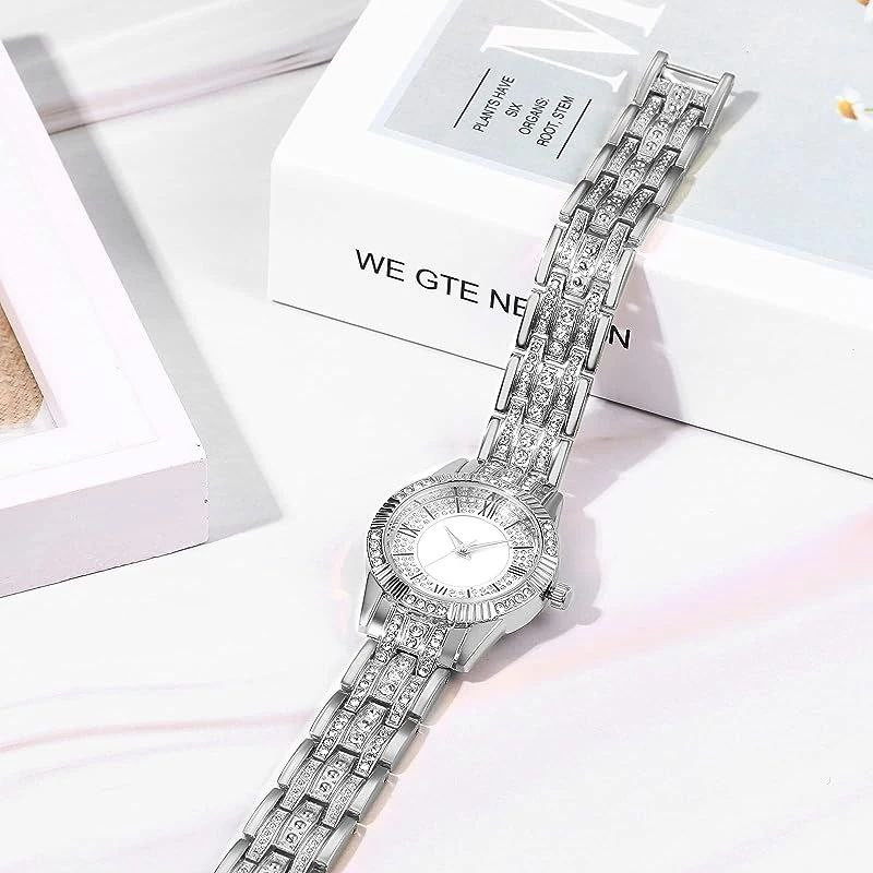 ساعت مچی عقربه ای زنانه مدل فول نگین Nn