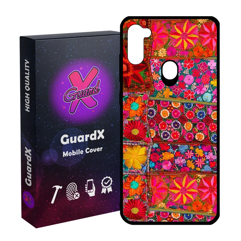 کاور گارد ایکس طرح رنگی مدل Glass10403 مناسب برای گوشی موبایل سامسونگ Galaxy A11