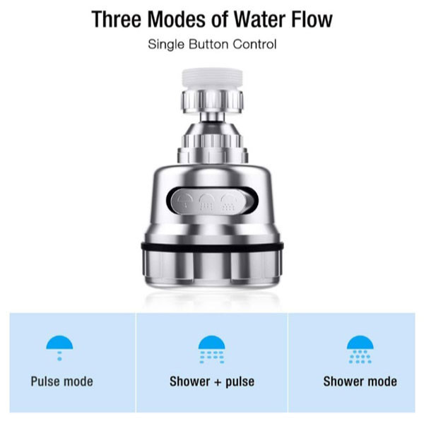 سر شیر مدل Silver360 بسته 2 عددی