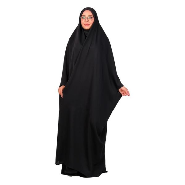 چادر دانشجویی مدل  کن کن ساده کد 1507