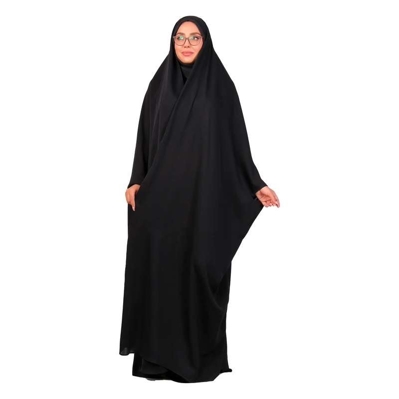 چادر دانشجویی مدل  کن کن ساده کد 1507