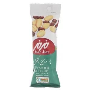 بادا زمینی و کشمش مزمز مقدار 30 گرم