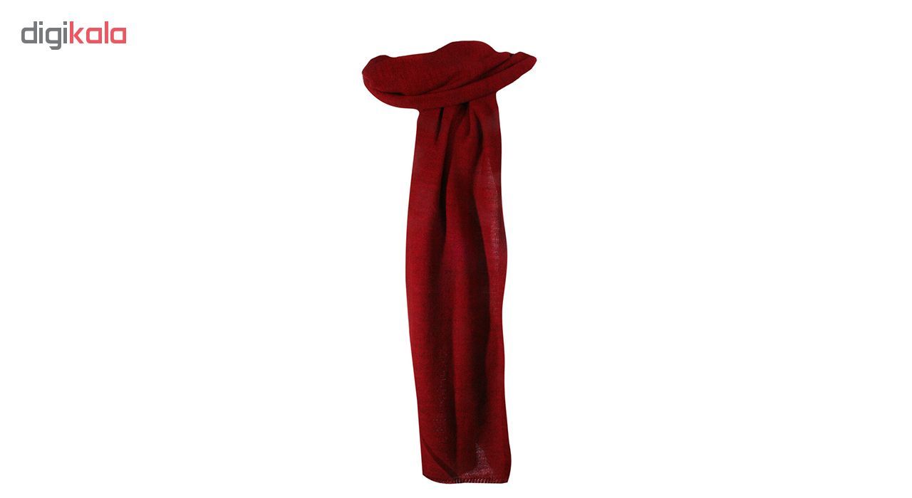 شال بافت زنانه برند ایران ترکی مدل baft در رنگ قرمز و خاکستری طرح شال بافتنی -  - 2