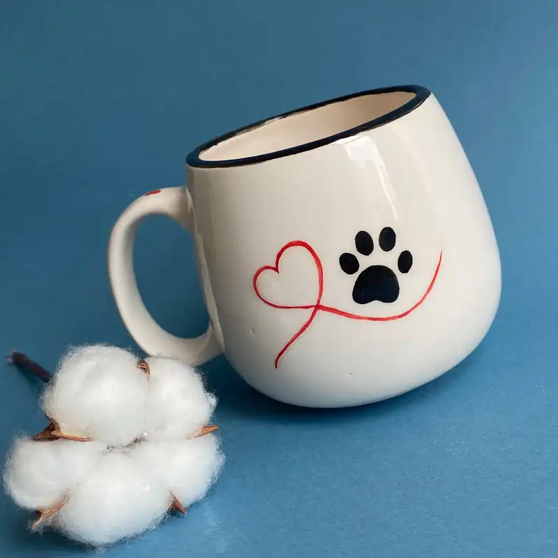 ماگ سرامیکی  مدل پنجه تپل