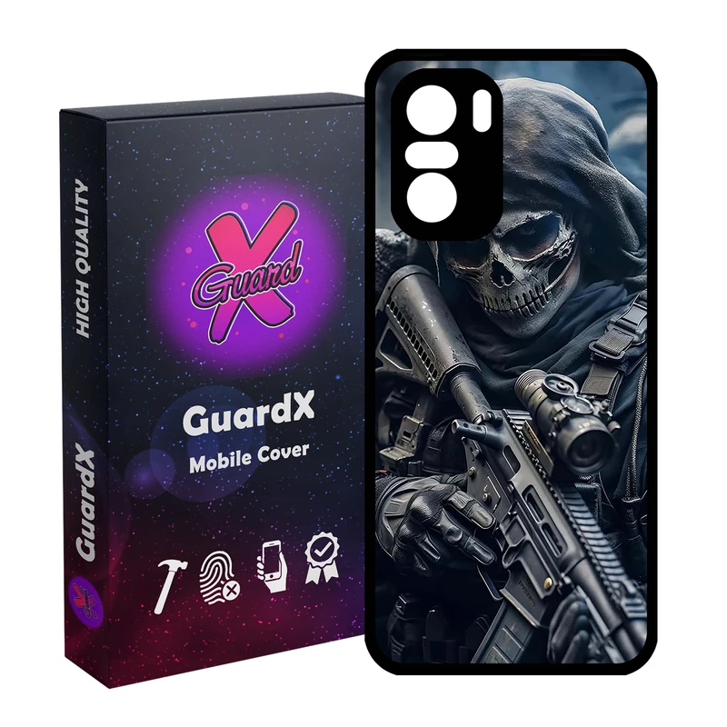 کاور گارد ایکس طرح Call of Duty مدل Glass10738 مناسب برای گوشی موبایل شیائومی Poco F3/MI 11X/MI 11X Pro/Redmi K40/K40 Pro