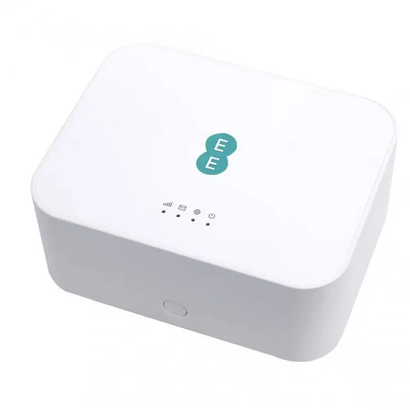 مودم رومیزی 4.5G ای ای مدل D412C57 با پشتیبانی از Cat7، سرعت دانلود 300Mbps و آپلود 100Mbps، وای فای دوبانده 802.11a/b/g/n/ac، اتصال همزمان 64 کاربر، دو پورت گیگابیتی و قابلیت اتصال آنتن خارجی