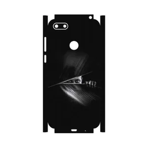 MAHOOT Black Portrait-FullSkin Cover Sticker for Motorola Moto E6 Play