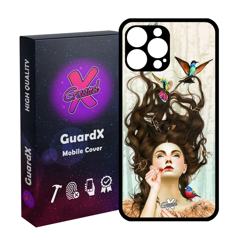 کاور گارد ایکس طرح Girl مدل Glass10290 مناسب برای گوشی موبایل اپل iPhone 13 Pro Max