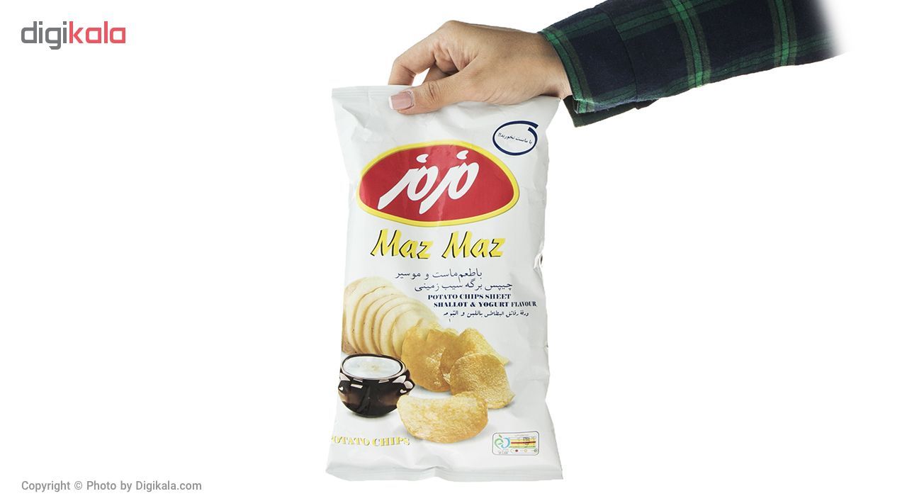 چیپس برگه سیب زمینی مزمز با طعم ماست موسیر 60 گرم main 1 1