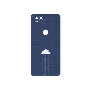MAHOOT Minimal Data Cloud Cover Sticker for Google Pixel 2