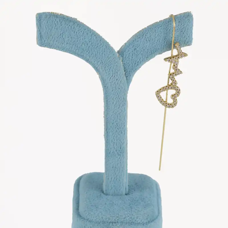 گوشواره زنانه مدل ستاره کد CC219