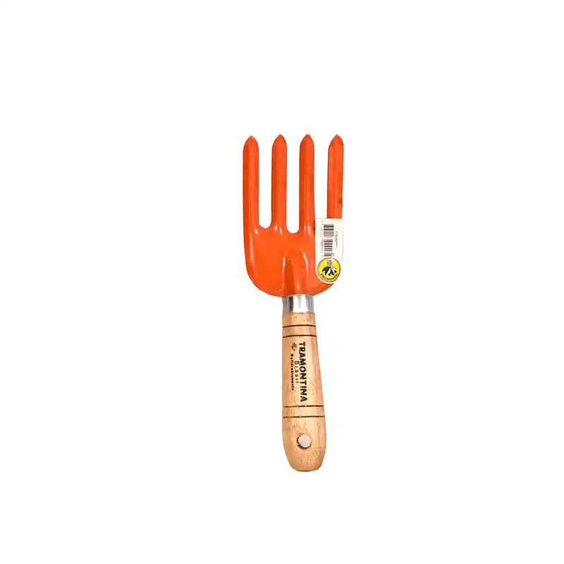 ابزار باغبانی ترامونتینا مدل دسته چوبی مجموعه 4 عددی