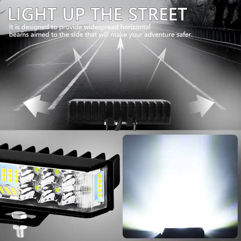 پروژکتور خودرو اچ اف دی مدل  مستطیل بسته دو عددی