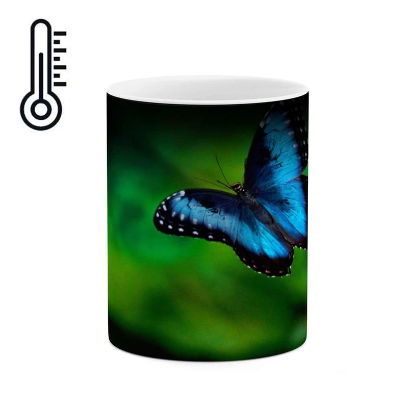 ماگ حرارتی کاکتی مدل پروانه کد mgh12158