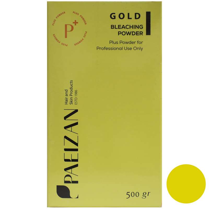 پودر دکلره پاییزان مدل 23 وزن 500 گرم رنگ طلایی