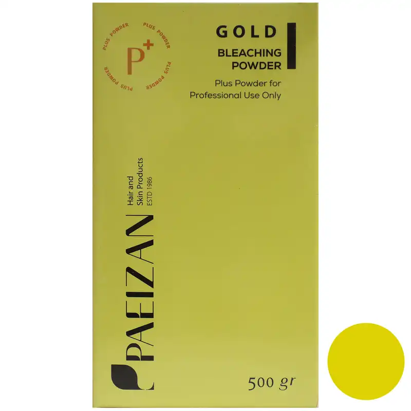 پودر دکلره پاییزان مدل 23 وزن 500 گرم رنگ طلایی