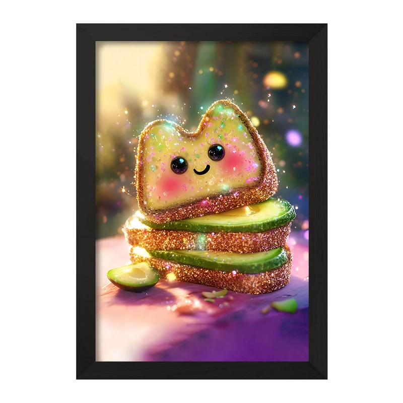 تابلو خندالو مدل نان تست کیوت کد F11512