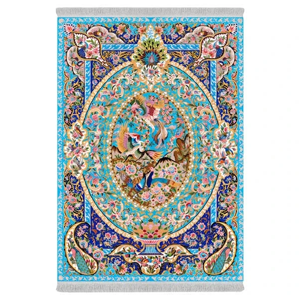 فرش پارچه‌ای دفه مدل فرشینه هازان مخمل کد 065