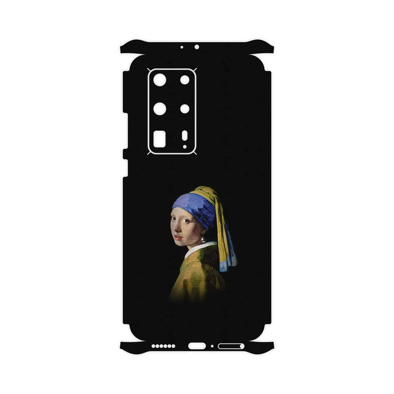 برچسب پوششی ماهوت مدل Girl with a Pearl Earring of Vermeer-FullSkin مناسب برای گوشی موبایل هوآوی P40 Pro Plus