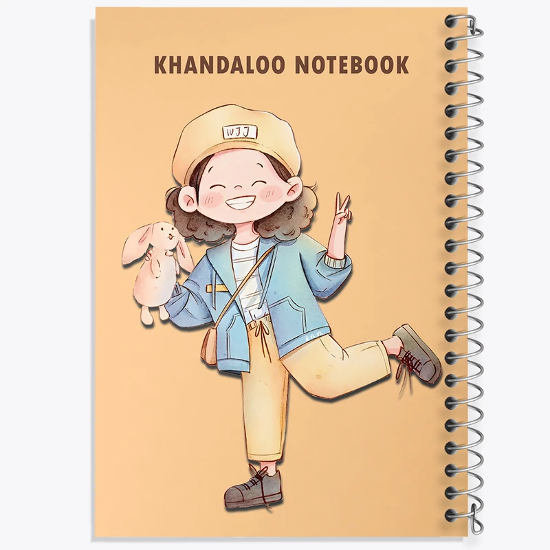 دفتر لیست خرید 50 برگ خندالو طرح دخترانه بامزه کد N5908