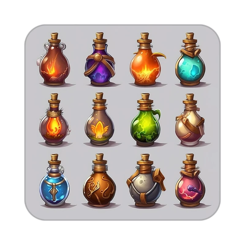 زیر لیوانی کاکتی طرح هری پاتر Harry Potter مدل mp44469