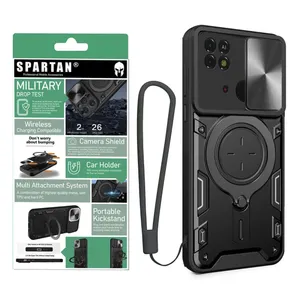  Spartan Magnet Ring Strap Cover for Xiaomi Redmi 10C / Poco C65