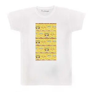 تی شرت بچگانه پرمانه طرح باب اسفنجی کد pmt.3388