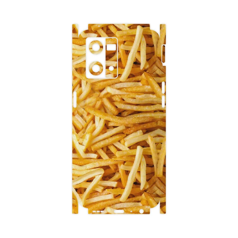 برچسب پوششی ماهوت مدل French fries-FullSkin مناسب برای گوشی موبایل اپو Reno 8 4G