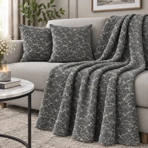 شال مبل و تخت مدل ژاکارد سایز 150x160 سانتی‌متر