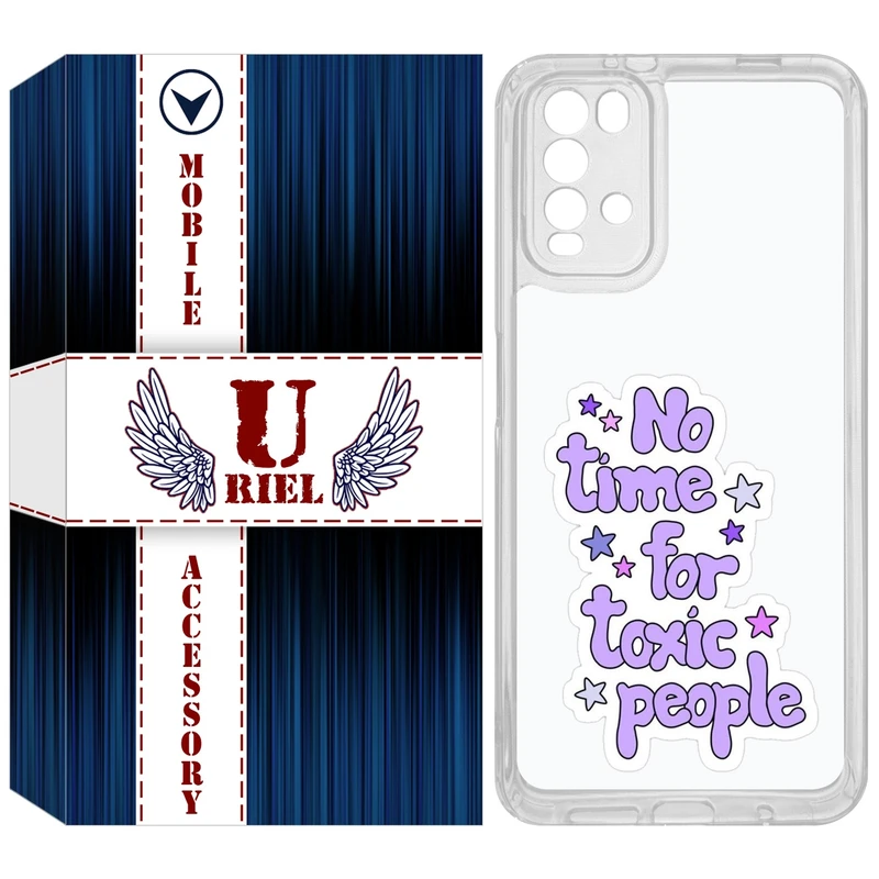 کاور یوریل مدل Clear کد 97 طرح Toxic مناسب برای گوشی موبایل شیائومی Redmi 9T / Poco M3