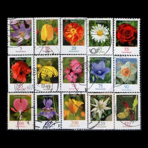 تمبر یادگاری مدل خارجی مجموعه 15 عددی 