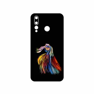 MAHOOT Rainbow Hair Digital Art Cover Sticker for Huawei Nova 4