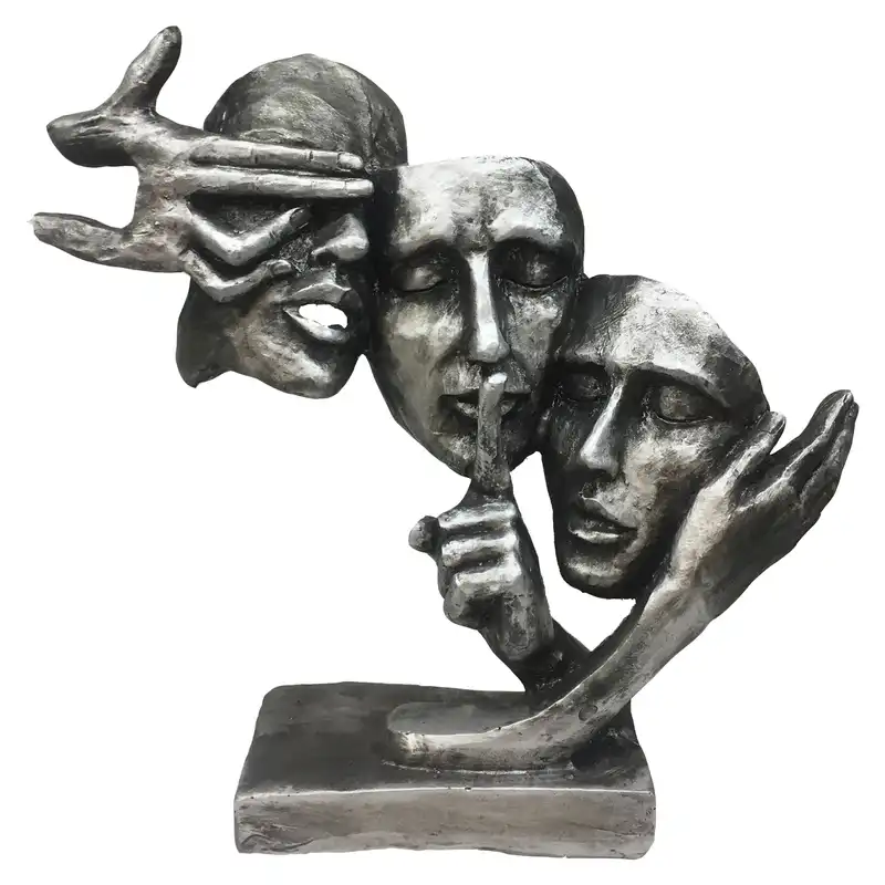 مجسمه طرح سه رخ مدل zhivan rose-122