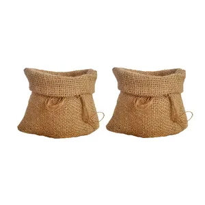گلدان طرح گونی بسته 2 عددی
