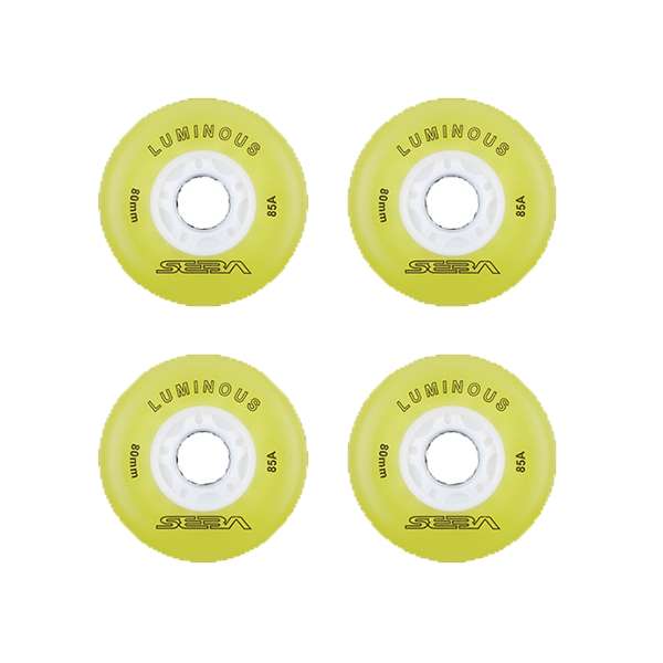چرخ اسکیت سبا مدل Luminous 80MM بسته 4 عددی