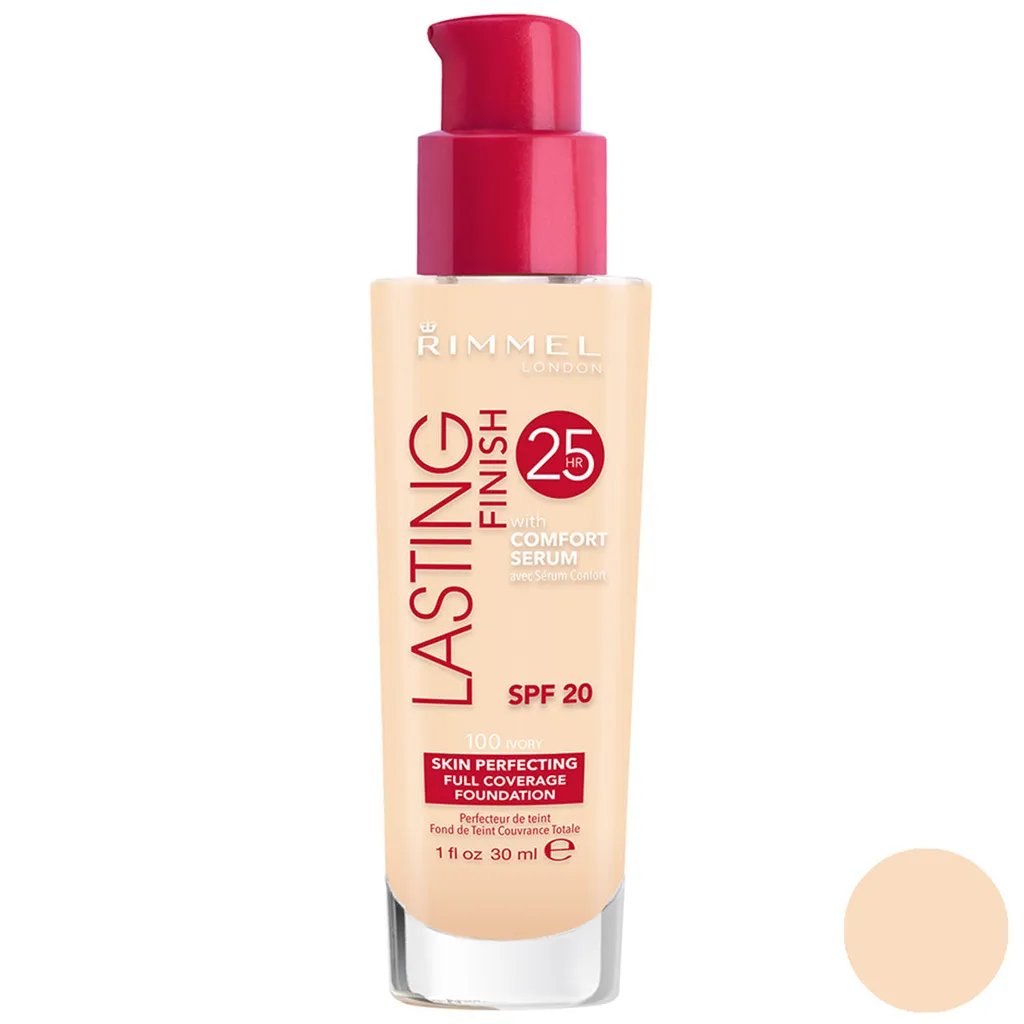 کرم پودر ریمل لاندن سری Lasting Finish 25H شماره 100
