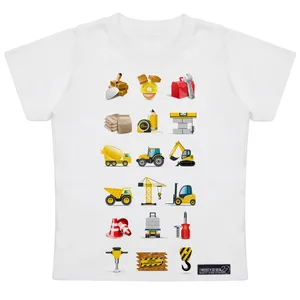 تی شرت آستین کوتاه دخترانه 27 مدل Machinery Architectural Engineering کد MH951