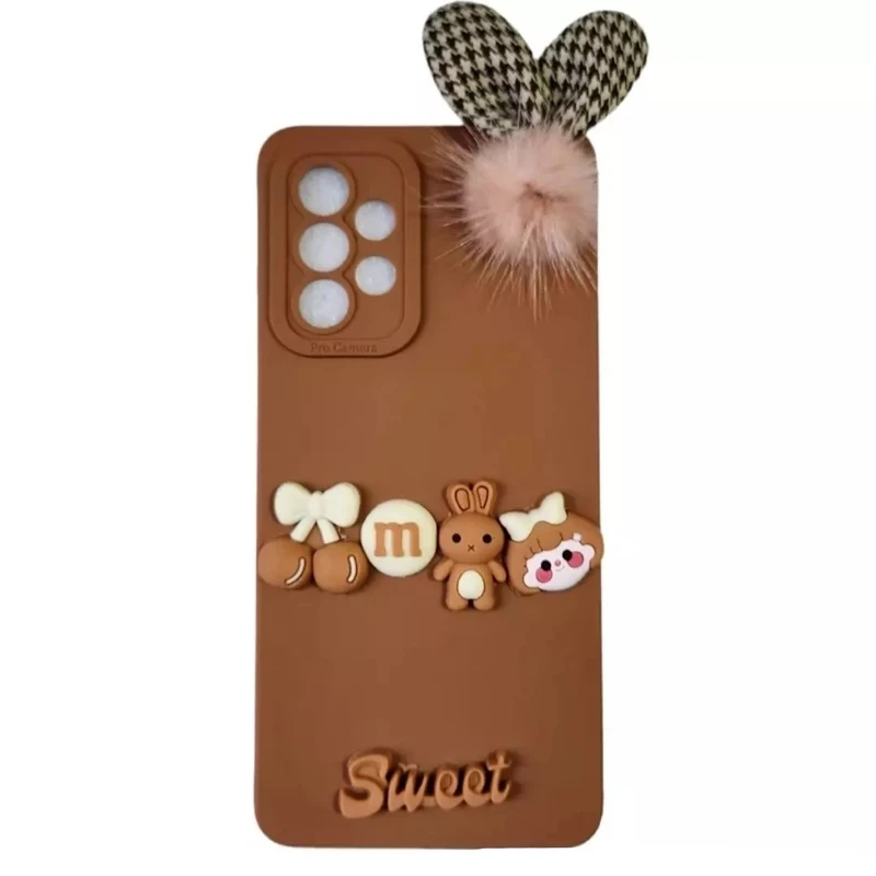 کاور طرح عروسکی برجسته مدل sweet مناسب برای گوشی موبایل سامسونگ Galaxy A33