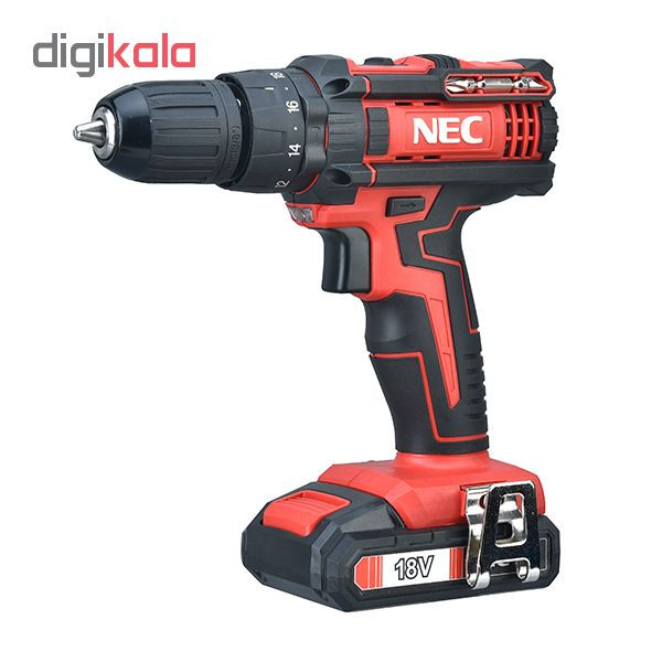 دریل پیچ گوشتی چکشی شارژی ان ای سی NEC 1618 دریل پیچ گوشتی چکشی شارژی ان ای سی NEC 1618