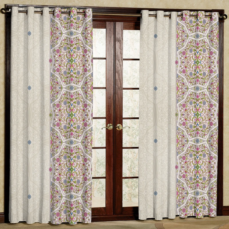 پرده مدل مخمل پانچی کد 164 سایز 140x280 سانتی متر