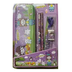 ست لوازم التحریر مدل عروسکی مجموعه ۷ عددی