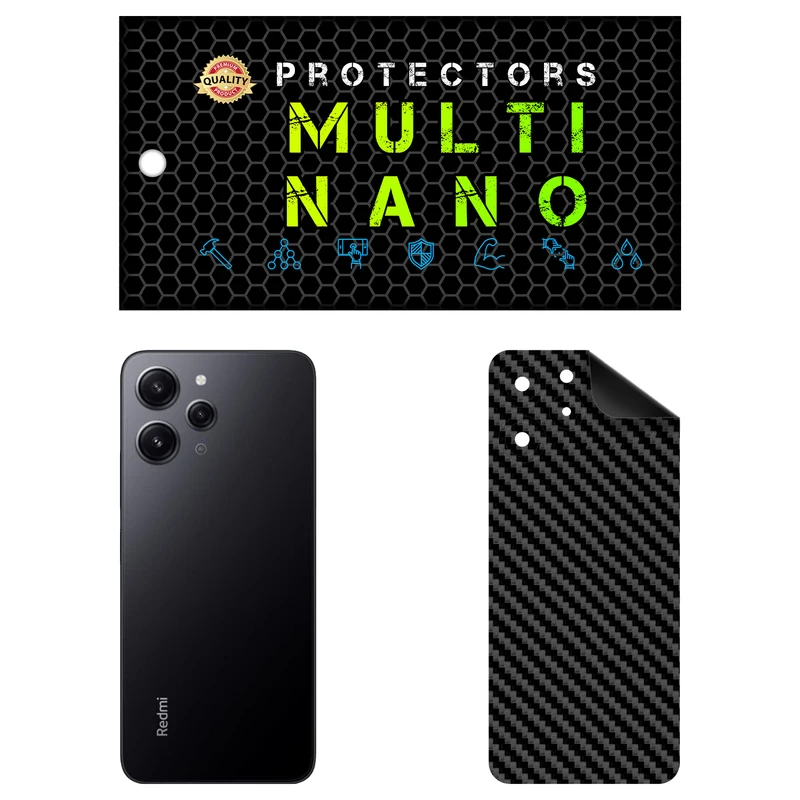 برچسب پوششی مولتی نانو طرح کربن مدل X-F1C مناسب برای گوشی موبایل شیائومی Redmi 12