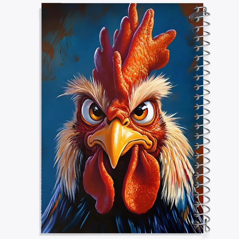 دفتر مشق 50 برگ خندالو طرح خروس کد F6547