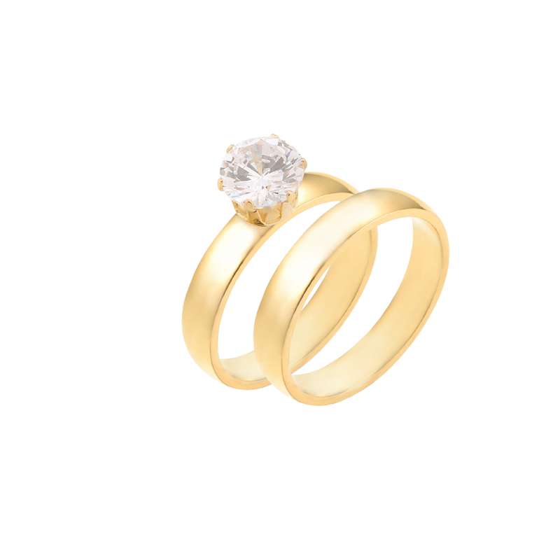 انگشتر زنانه ماصرم کد Ri3011 مجموعه دو عددی